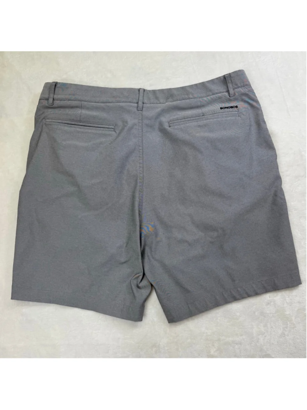Men's Bonobos Golf Flat Front Shorts Waist 36 Gray